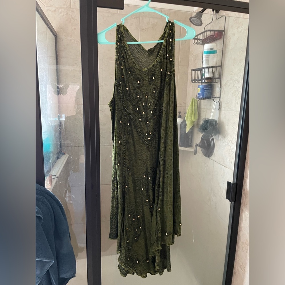 Cute green summer dress